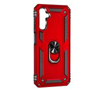 Coque pour Samsung Galaxy A14 4G et 5G Bague Magnétique Série ArmoRing Rouge