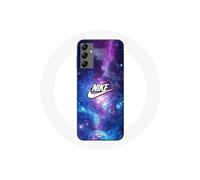 Coque pour Samsung Galaxy A14 4G Nike Logo Blanc Espace Coloré