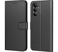 Coque Pour Samsung Galaxy A15 4g, Coque Samsung A15 5g,Etui Protection Housse Premium En Cuir Pu, Emplacements Cartes , Pochette Flip Case Pour Book Noir, Samsung A15