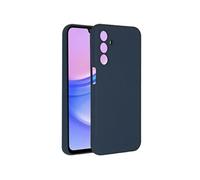 Accezz Coque Liquid Silicone pour Samsung Galaxy A15 (5G/4G) - Bleu foncé