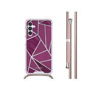 imoshion imoshion Coque Design avec cordon Samsung Galaxy A15 (5G/4G) Bordeaux Graphic Multicolore