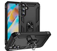Coque pour Samsung Galaxy A15 Housse Antichoc avec Anneau Rotatif Aimant 360 Degrés Etui Magnétique Rigide Dure Armure Bague Support Renforcée (Noir)