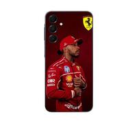 Coque Pour Samsung Galaxy A15 Lewis Hamilton - Official Ferrari Wallpaper