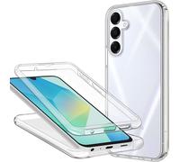 Coque Pour Samsung Galaxy A16 5g / 4g, Étui En Silicone Transparent Housse Avec Protecteur D'écran Intégral 360 Degrés Protection Antichoc Case[H406]