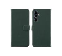 Selencia Étui portefeuille en cuir véritable pour Samsung Galaxy A16 - Vert