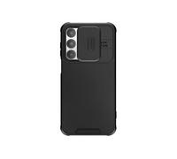 Coque pour Samsung Galaxy A16 Antichoc Cache Caméra Coulissante Noir