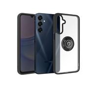 Avizar Coque pour Samsung Galaxy A16 Bague Métallique Support Vidéo Noir
