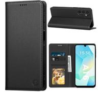 Coque pour Samsung Galaxy A16 Housse en Cuir PU Premium Etui à Rabat Pochette de Portefeuille Blocage RFID Flip Case Étui