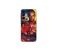 Coque - Scuderia Ferrari - Lewis Hamilton - Silicone - Noir - Souple