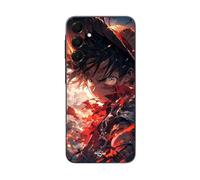Coque pour Samsung Galaxy A16 One piece Luffy énervé art manga anime copie Maniacase