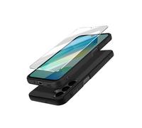 Coque pour Samsung Galaxy A16 Silicone Soft Touch et Verre Trempé Noir
