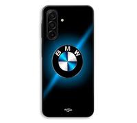 Coque Pour Samsung Galaxy A17 Logo BMW noir et bleu brillant Maniacase