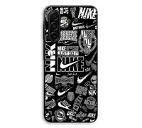 Coque Pour Samsung Galaxy A17 Nike Air Logo Graffiti Noir Et Blanc Maniacase