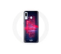 Coque pour Samsung Galaxy A20 Stranger Things Logo Transparent Saison 4 Bande annonce 2022
