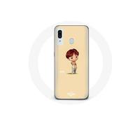 Coque - BTS - Galaxy A20e - Silicone Souple - Protection - Motif TinyTAN Suga