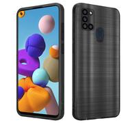 Coque pour Samsung Galaxy A21s Etui Protection Brossé TPU Cover Case