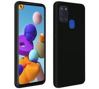 Coque pour Samsung Galaxy A21s Silicone Semi-rigide Finition Soft Touch Noir