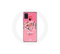 Coque pour Samsung Galaxy A21S TWICE Logo Rouge Affiche What Is Love