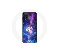 Coque pour Samsung Galaxy A22 4G Nike Logo Blanc Espace Coloré