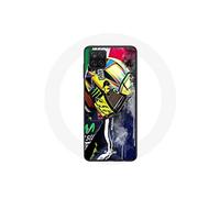 Coque pour Samsung Galaxy A22 4G Valentino Rossi motoGP 46 Pilote de vitesse