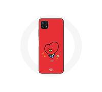 Coque pour Samsung Galaxy A22 5G BTS Bangtan Garçons BT21 TATA V Fond Rouge