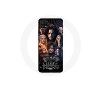 Coque pour Samsung Galaxy A22 5G Game of Thrones Saison 8 Le Trône de Fer L'affiche de L'équipage Logo Aigle Gris