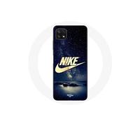 Coque - Nike - Samsung Galaxy A22 5G - Logo Doré - Nuit Étoilée - Souple