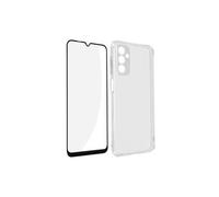 Coque pour Samsung Galaxy A23 5G Silicone Souple et Film Verre Trempé 9H Avizar Transparent