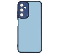 Coque pour Samsung Galaxy A25 5G Dos Rigide Fumé Bloc Caméra Protégé Bleu Nuit
