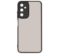 Coque pour Samsung Galaxy A25 5G Dos Rigide Fumé Bloc Caméra Protégé Noir