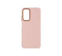 Coque pour Samsung Galaxy A25 5G Silicone Contour Caméra Métallisé Rose Poudré