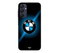Coque Pour Samsung Galaxy A25 Logo Bmw Noir Et Bleu Brillant Maniacase