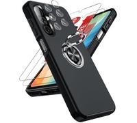 Coque pour Samsung Galaxy A26 / A 26 5G avec 2 Verre Trempé 2 Protection Camera, Telephone 256 Go/128 de Housses Protection - Noir