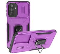 Coque pour Samsung Galaxy A26 Bague Support Cache caméra Violet