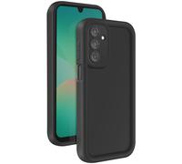 Avizar Coque pour Samsung Galaxy A26 Silicone Soft Touch Bordures surélevées Noir