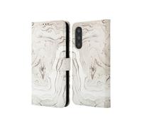 Coque pour Samsung Galaxy A26 Similicuir Sandy Marbre