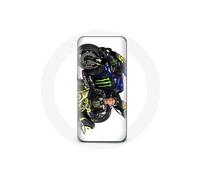 Coque pour Samsung Galaxy A3 2017 Valentino Rossi Pilote de vitesse fond blanc
