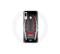 Coque pour samsung galaxy A30 Audi S8 Logo rouge