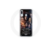 Coque pour Samsung Galaxy A30 Game of Thrones Saison 8 Le Trône de Fer L'affiche de L'équipage Logo Aigle Gris
