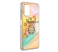 Coque pour Samsung Galaxy A32 5G Bi-matière Bague de Maintien Motif Plage Orange
