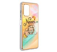 Coque pour Samsung Galaxy A32 5G Bi-matière Bague de Maintien Motif Plage Orange