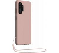 Bigben Connected - Coque pour Samsung Galaxy A32 5G - Silicone souple avec dragonne - Rose nude