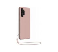 Bigben Connected - Coque pour Samsung Galaxy A32 5G - Silicone souple avec dragonne - Rose nude