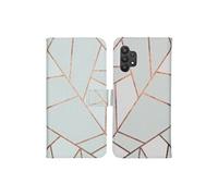 imoshion Design Softcase Bookcase pour Samsung Galaxy A32 (5G) - White Graphic