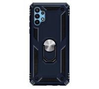 Coque pour Samsung Galaxy A32 Antichoc Bi-matière Bague Support Vidéo bleu