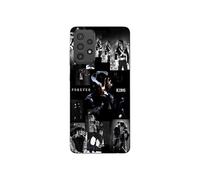 Coque de téléphone - MANIACASE - Samsung Galaxy A33 5g - Noir - Silicone TPU - Michael Jackson Forever King