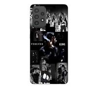 Coque de téléphone - MANIACASE - Samsung Galaxy A33 5g - Noir - Silicone TPU - Michael Jackson Forever King