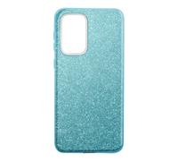 Coque pour Samsung Galaxy A33 5G Paillette Amovible Silicone Semi-rigide bleu
