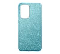 Coque pour Samsung Galaxy A33 5G Paillette Amovible Silicone Semi-rigide bleu