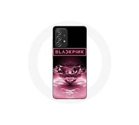 Coque - Maniacase - Galaxy A33 5G - Wallpaper diamante - Kpop Logo - Noir/Rose